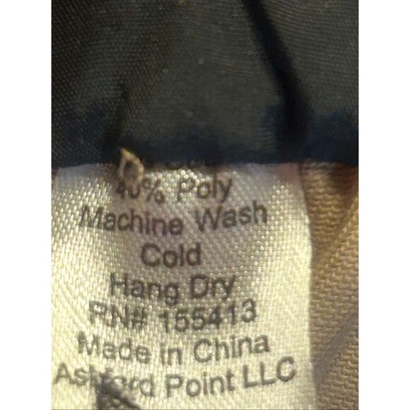 Pembrook Men’s Pullon Elastic Waist Tan Dress Pants READ NWT Size Large (5753) - Picture 7 of 7